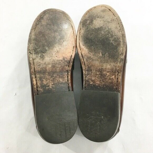(SOLD) Cole Haan Mens Brown Leather Loafer Shoes - Picture 7 of 7
